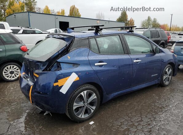 1N4BZ1CP6KC319505 2019 NISSAN LEAF Blue Tył prawy