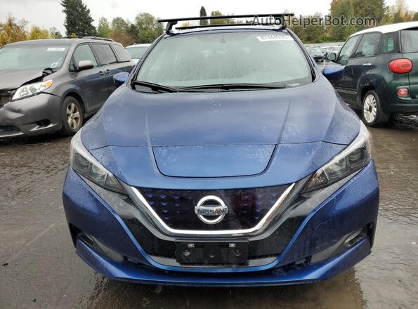 1N4BZ1CP6KC319505 2019 NISSAN LEAF Blue Widok z przodu