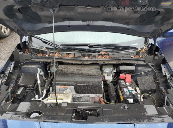 1N4BZ1CP6KC319505 2019 NISSAN LEAF Blue Widok wnętrza z tyłu