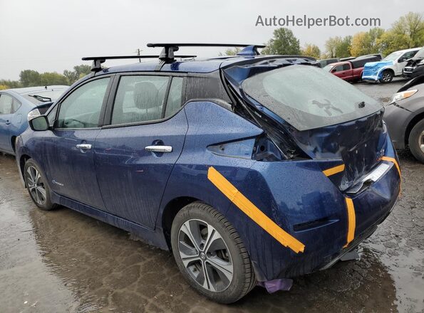 1N4BZ1CP6KC319505 2019 NISSAN LEAF Blue Tył lewy