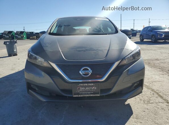 1N4BZ1CV3MC552842 2021 NISSAN LEAF Silver Դիմացի տեսք