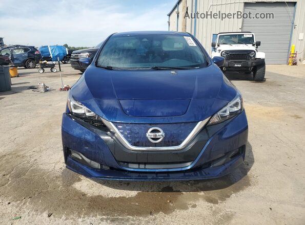 1N4BZ1CV9NC559392 2022 NISSAN LEAF Blue Вид спереду