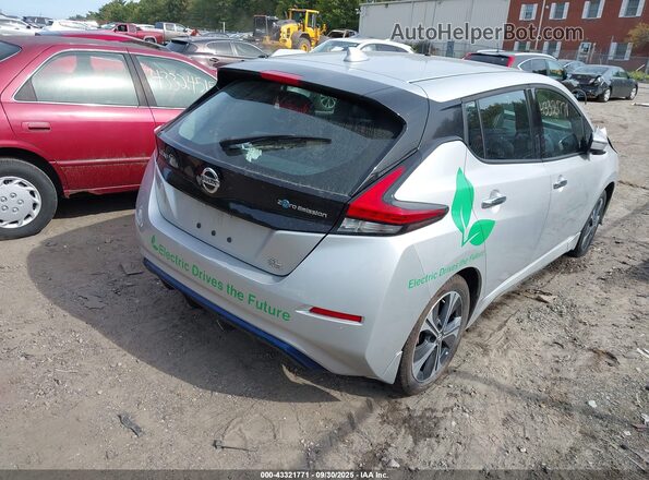 1N4BZ1DP3LC307747 2020 NISSAN LEAF Silver Задня права чверть