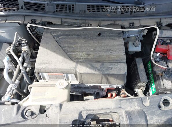 1N4BZ1DP3LC307747 2020 NISSAN LEAF Silver Вид ззаду
