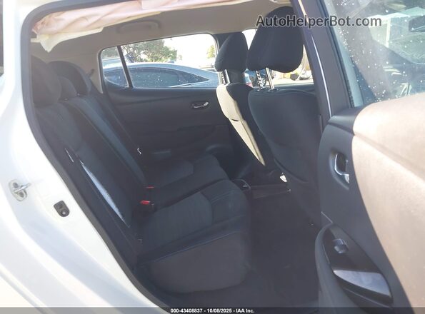1N4CZ1CV1PC553593 2023 NISSAN LEAF White Vista de la etiqueta del VIN