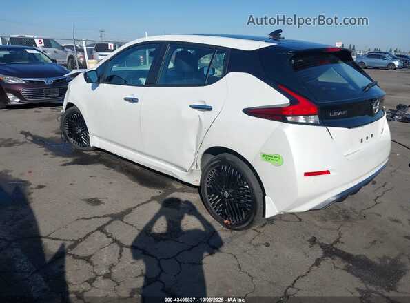 1N4CZ1CV1PC553593 2023 NISSAN LEAF White Trasero izquierdo