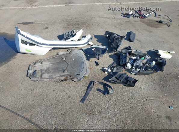 1N4CZ1CV1PC553593 2023 NISSAN LEAF White Vista del cuadro de instrumentos