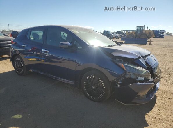 1N4CZ1CV4RC556670 2024 NISSAN LEAF Синий Передняя правая четверть