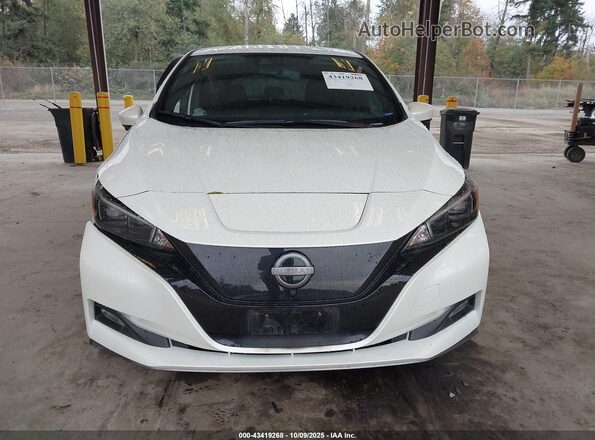 1N4CZ1CV6PC551340 2023 NISSAN LEAF White Vista del cuadro de instrumentos