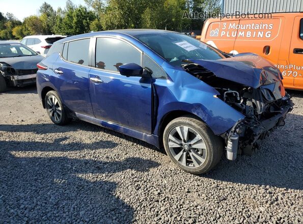 1N4CZ1CV6SC564971 2025 NISSAN LEAF Blue Delantero derecho