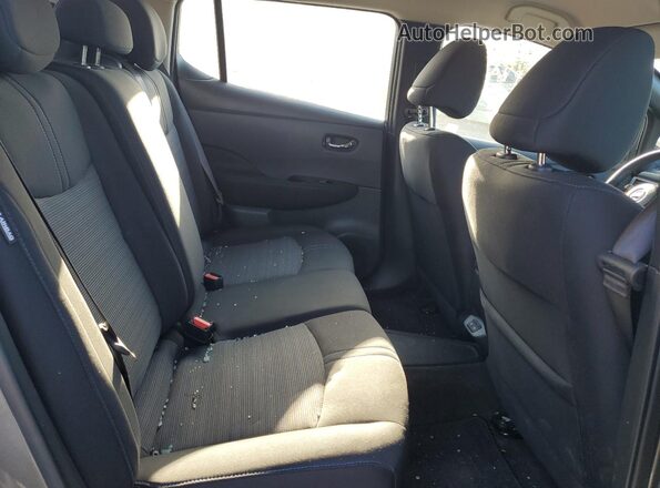 1N4CZ1CV8SC563336 2025 NISSAN LEAF Charcoal Вид задньої частини салону