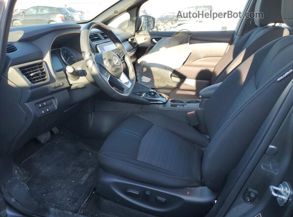 1N4CZ1CV8SC563336 2025 NISSAN LEAF Charcoal Вид салону спереду