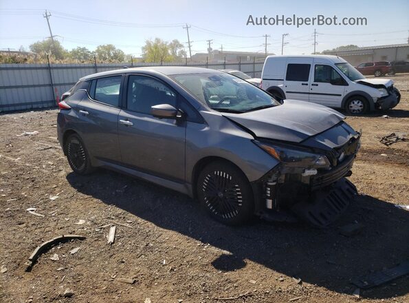 1N4CZ1CV9PC561232 2023 NISSAN LEAF Серый Передняя правая четверть