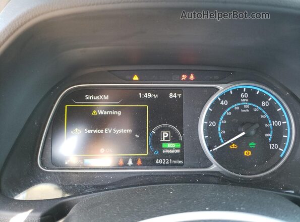 1N4CZ1CV9PC561232 2023 NISSAN LEAF Серый Вид щитка приборов