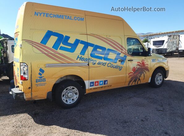 1N6AF0LY0JN813182 2018 NISSAN NV Желтый 