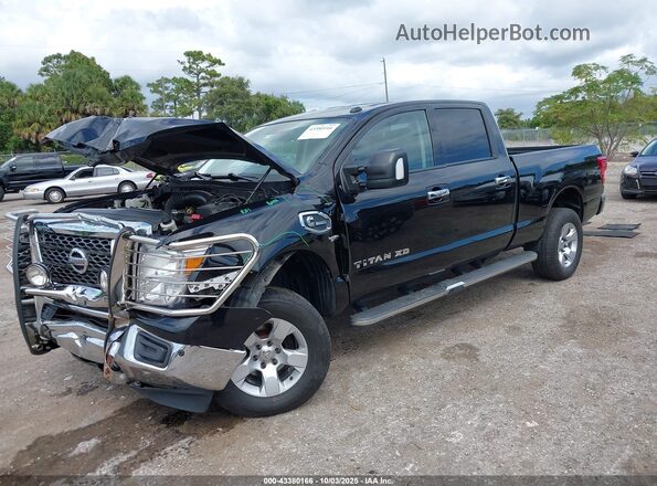 1N6BA1F46JN534482 2018 NISSAN TITAN XD Black Front left