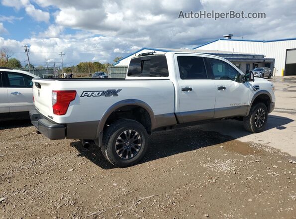 1N6BA1F49KN511134 2019 NISSAN TITAN White Задня права чверть