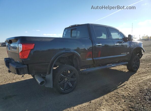 1N6BA1F4XGN503003 2016 NISSAN TITAN Черный Задняя правая четверть