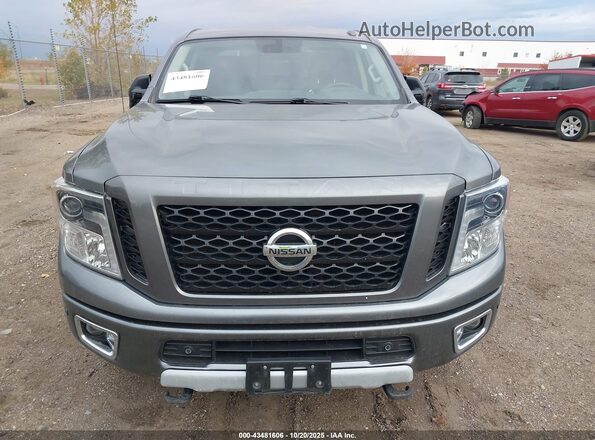 1N6BA1F4XJN514817 2018 NISSAN TITAN XD Gray Вид щитка приладів