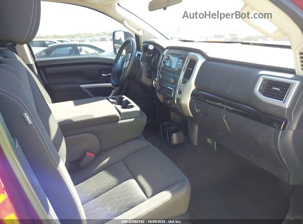 1N6BA1R9XHN524345 2017 NISSAN TITAN XD Red Front interior view