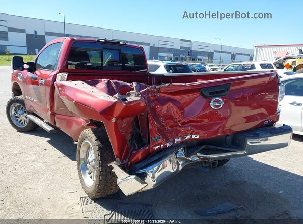 1N6BA1R9XHN524345 2017 NISSAN TITAN XD Red Rear left