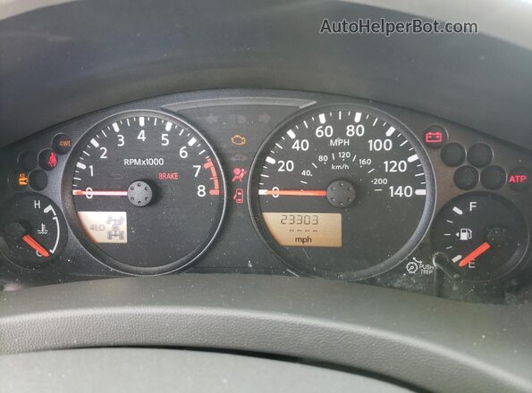 1N6ED0EB2LN727732 2020 NISSAN FRONTIER Black Instrument cluster view