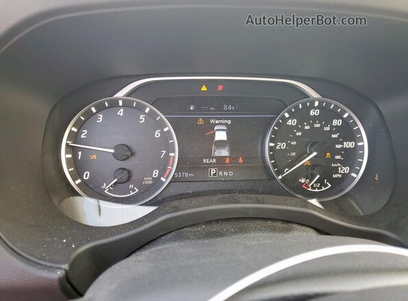 1N6ED1CL5SN600036 2025 NISSAN FRONTIER White Widok zestawu wskaźników