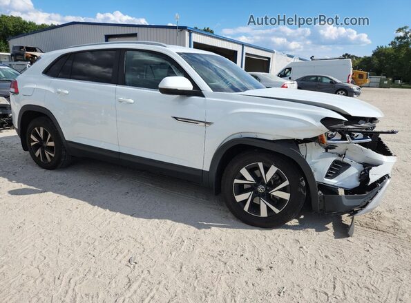 1V24C2CA6LC204490 2020 VOLKSWAGEN ATLAS White წინა მარჯვენა