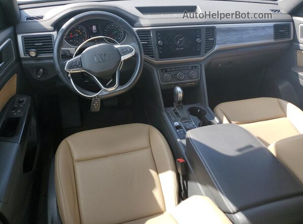 1V26E2CA7LC230048 2020 VOLKSWAGEN ATLAS Black Widok deski rozdzielczej