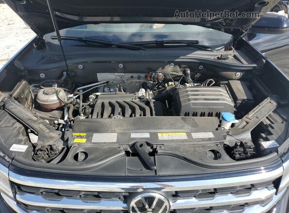 1V26E2CA7LC230048 2020 VOLKSWAGEN ATLAS Black Widok wnętrza z tyłu