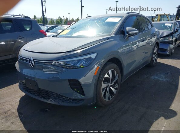 1V2BMPE85RC008562 2024 VOLKSWAGEN ID.4 Gray Vista tres cuartos delantera izquierda