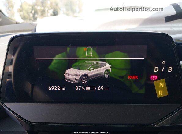 1V2BMPE85RC008562 2024 VOLKSWAGEN ID.4 Gray Vista de los asientos traseros