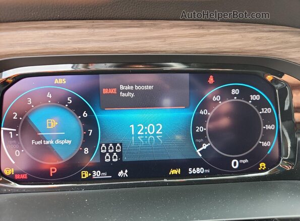 1V2BR2CA5SC534660 2025 VOLKSWAGEN ATLAS Зеленый Вид щитка приборов