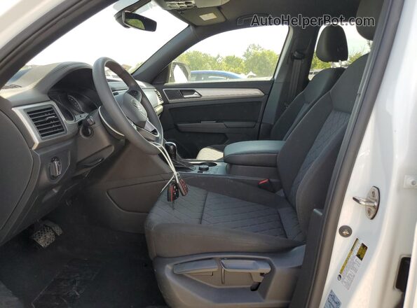 1V2GC2CA5LC204543 2020 VOLKSWAGEN ATLAS White Widok wnętrza z przodu