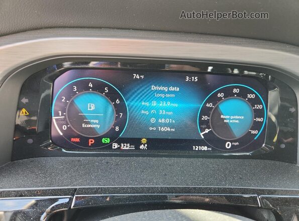 1V2HE2CA2SC213469 2025 VOLKSWAGEN ATLAS Серый Вид щитка приборов