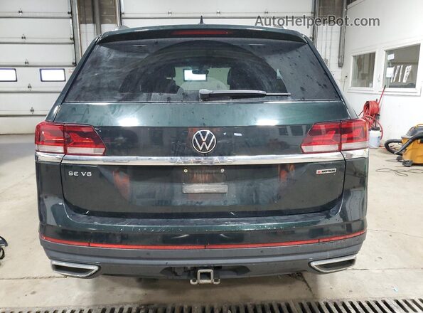 1V2KR2CA2MC501439 2021 VOLKSWAGEN ATLAS Зеленый Вид сзади