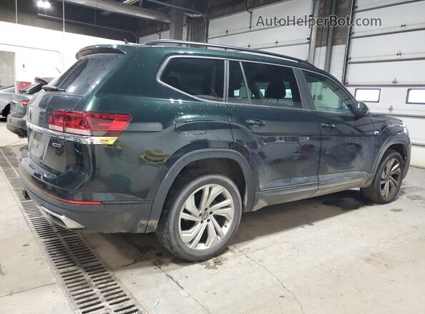 1V2KR2CA2MC501439 2021 VOLKSWAGEN ATLAS Зеленый Задняя правая четверть