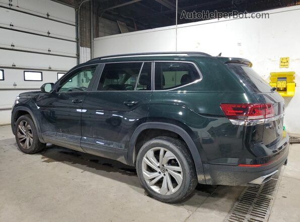 1V2KR2CA2MC501439 2021 VOLKSWAGEN ATLAS Зеленый Задняя левая четверть
