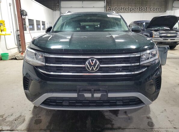 1V2KR2CA2MC501439 2021 VOLKSWAGEN ATLAS Зеленый Вид спереди