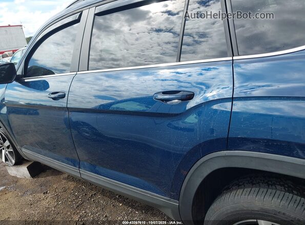1V2LP2CA8NC530505 2022 VOLKSWAGEN ATLAS Blue Widok wnętrza 360 stopni