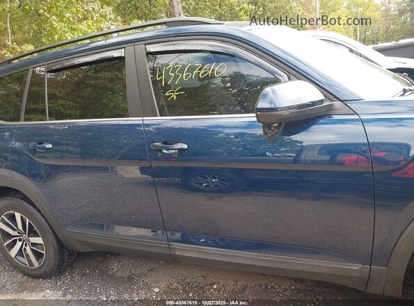 1V2LP2CA8NC530505 2022 VOLKSWAGEN ATLAS Blue Widok wnętrza z tyłu