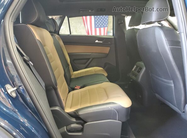 1V2NE2CAXLC218178 2020 VOLKSWAGEN ATLAS Blue Вид задньої частини салону