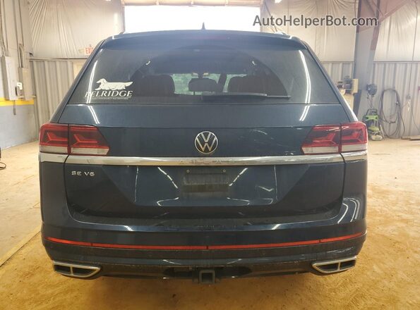 1V2PR2CA9MC549140 2021 VOLKSWAGEN ATLAS Blue უკანა ხედი