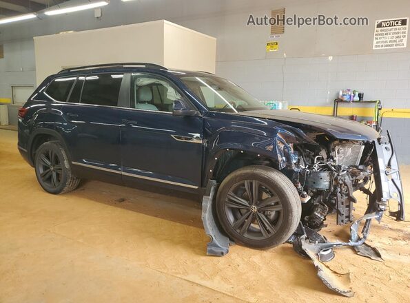 1V2PR2CA9MC549140 2021 VOLKSWAGEN ATLAS Blue წინა მარჯვენა