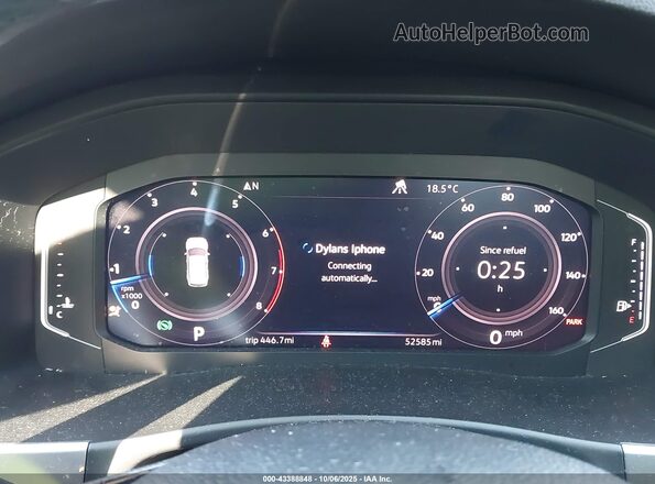 1V2RR2CA5KC565146 2019 VOLKSWAGEN ATLAS Black Вид задніх сидінь