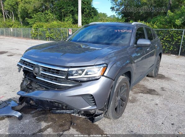 1V2WC2CA4NC207397 2022 VOLKSWAGEN ATLAS Серый Передняя левая четверть