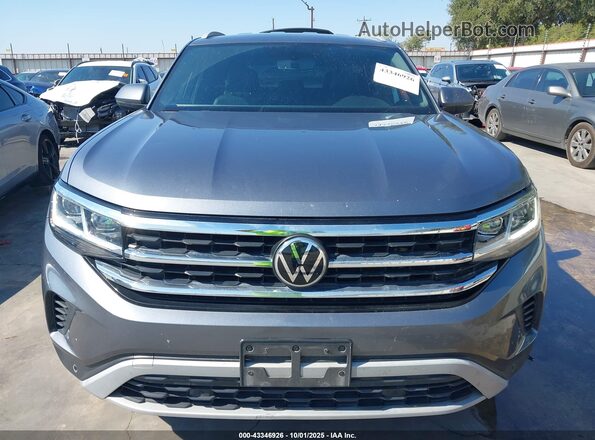 1V2WC2CA5MC220996 2021 VOLKSWAGEN ATLAS Gray Rear interior view