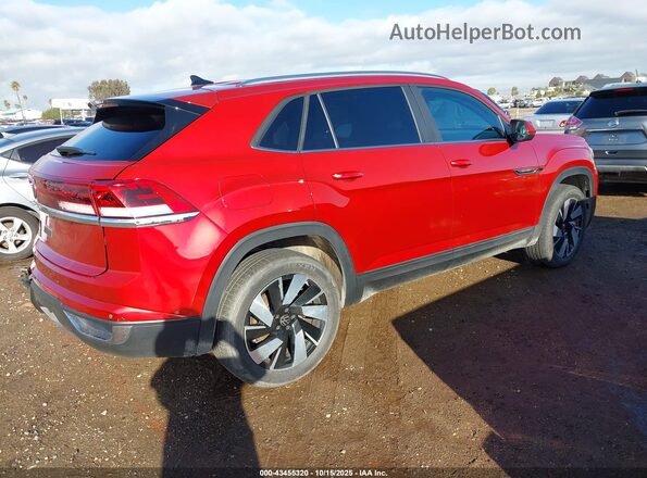 1V2WE2CA2RC240852 2024 VOLKSWAGEN ATLAS Red უკანა მარჯვენა
