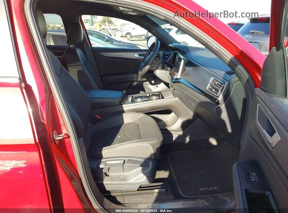 1V2WE2CA2RC240852 2024 VOLKSWAGEN ATLAS Red წინა სალონის ხედი
