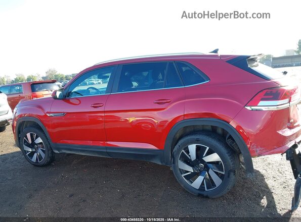 1V2WE2CA2RC240852 2024 VOLKSWAGEN ATLAS Red სალონის 360-გრადუსიანი ხედი